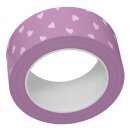 Lawn Fawn, purple tiny hearts washi tape