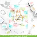 Lawn Fawn, Lawn Clippings, candy hearts stencil