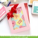 Lawn Fawn, Lawn Clippings, candy hearts stencil
