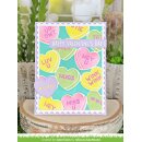 Lawn Fawn, Lawn Clippings, candy hearts stencil