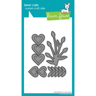 Lawn Fawn, lawn cuts/ Stanzschablone, heart blooms