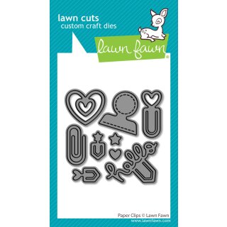 Lawn Fawn, lawn cuts/ Stanzschablone, paper clips