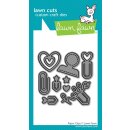 Lawn Fawn, lawn cuts/ Stanzschablone, paper clips