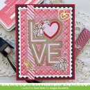 Lawn Fawn, lawn cuts/ Stanzschablone, giant outlined love