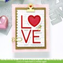 Lawn Fawn, lawn cuts/ Stanzschablone, giant outlined love