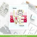 Lawn Fawn, lawn cuts/ Stanzschablone, quilted heart border