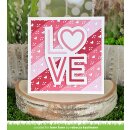 Lawn Fawn, lawn cuts/ Stanzschablone, quilted heart border
