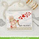 Lawn Fawn, lawn cuts/ Stanzschablone, quilted heart border