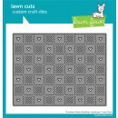 Lawn Fawn, lawn cuts/ Stanzschablone, checkered hearts...