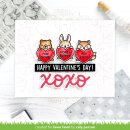 Lawn Fawn, lawn cuts/ Stanzschablone, checkered hearts backdrop: landscape