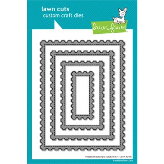 Lawn Fawn, lawn cuts/ Stanzschablone, postage rectangle...