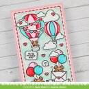 Lawn Fawn, clear stamp, valentine mice