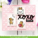 Lawn Fawn, clear stamp, valentine mice