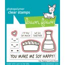 Lawn Fawn, lawn cuts/ Stanzschablone, soy happy