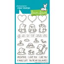 Lawn Fawn, clear stamp, a mole lot of love