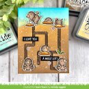 Lawn Fawn, clear stamp, a mole lot of love