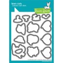 Lawn Fawn, lawn cuts/ Stanzschablone, a mole lot of love