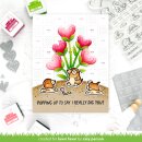 Lawn Fawn, clear stamp, a mole lot of love add-on