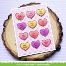 Lawn Fawn, clear stamp, critter conversation hearts add-on
