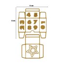 Vaessen Creative, Stanzschablonen Adventskalender Schachteln 15 Teile