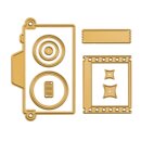 Vaessen Creative, Stanzschablonen Vintage-Kamera 10 Teile