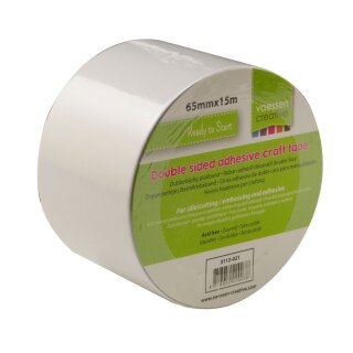 Vaessen Creative Doppelseitiges Klebeband 65 mm x15 m