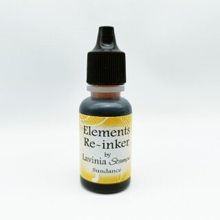 Lavinia Stamps, Elements Premium Dye Ink - Re-Inker - Sundance