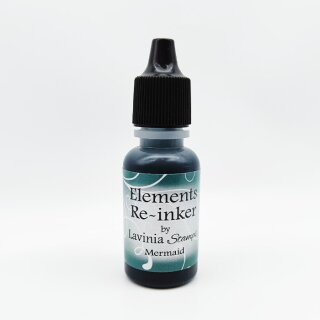 Lavinia Stamps, Elements Premium Dye Ink - Re-Inker - Mermaid