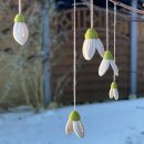 Hanne Olesen, Quilling Ideenseite 3D Schneeglöckchen