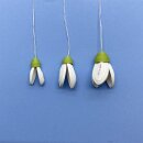 Hanne Olesen, Quilling Ideenseite 3D Schneegl&ouml;ckchen