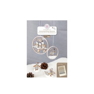 papier + ideen: Quilling Anleitung, Spatzen im Winter