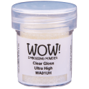 WOW! Embossing Powder, Clear Gloss - Ultra High, 15 ml