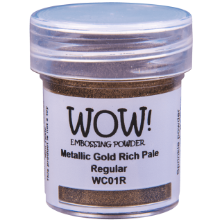 WOW! Embossing Powder, Metallic Gold Rich Pale Regular,...