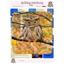 Monisbastelkiste, Quilling Anleitung, Eule