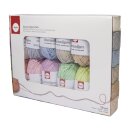 Rayher Baumwollgarn Mix, Mini-Knäuel à 20 g,...