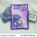 Sweet November Stamps, clear stamp, February Amethyst Dragon