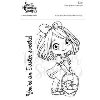 Sweet November Stamps, clear stamp, Lila
