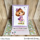 Sweet November Stamps, clear stamp, Lila