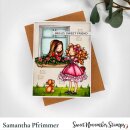 Sweet November Stamps, clear stamp, Ruffles and Roses