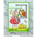 Sweet November Stamps, clear stamp, Ruffles and Roses