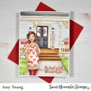 Sweet November Stamps, clear stamp, Front Porch Spring Decor