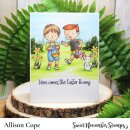 Sweet November Stamps, clear stamp, Egg Hunt