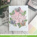Lawn Fawn, blissful blossoms petite paper pack , 6"x6" / 15,2x15,2cm, Block 36 Blatt