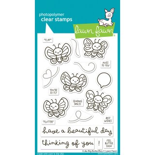 Lawn Fawn, clear stamp, i like big butterflies