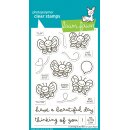 Lawn Fawn, clear stamp, i like big butterflies