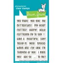 Lawn Fawn, clear stamp, henrys build-a-sentiment: butterfly
