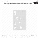 Lawn Fawn, coloring stencils, stamp n stencil easter eggs