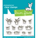 Lawn Fawn, clear stamp, all the grasses
