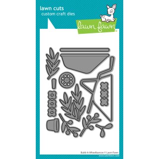 Lawn Fawn, lawn cuts/ Stanzschablone, build-a-wheelbarrow