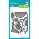 Lawn Fawn, lawn cuts/ Stanzschablone, build-a-wheelbarrow